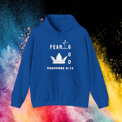 Fear God Hate Evil | Men Hoodie | Plain Vision Brand