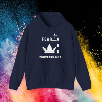 Fear God Hate Evil | Men Hoodie | Plain Vision Brand