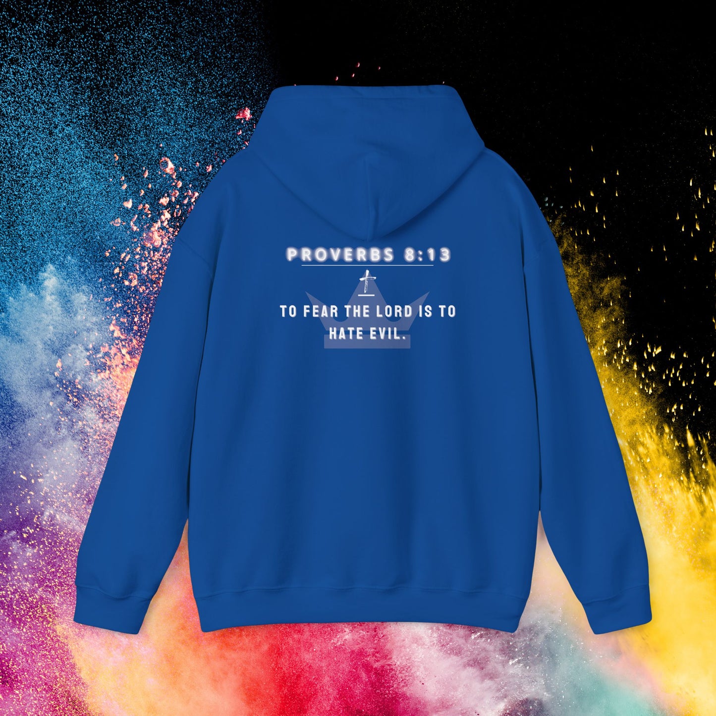 Fear God Hate Evil | Men Hoodie | Plain Vision Brand