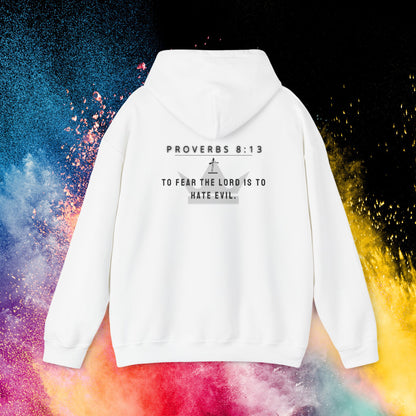 Fear God Hate Evil | Men Hoodie | Plain Vision Brand