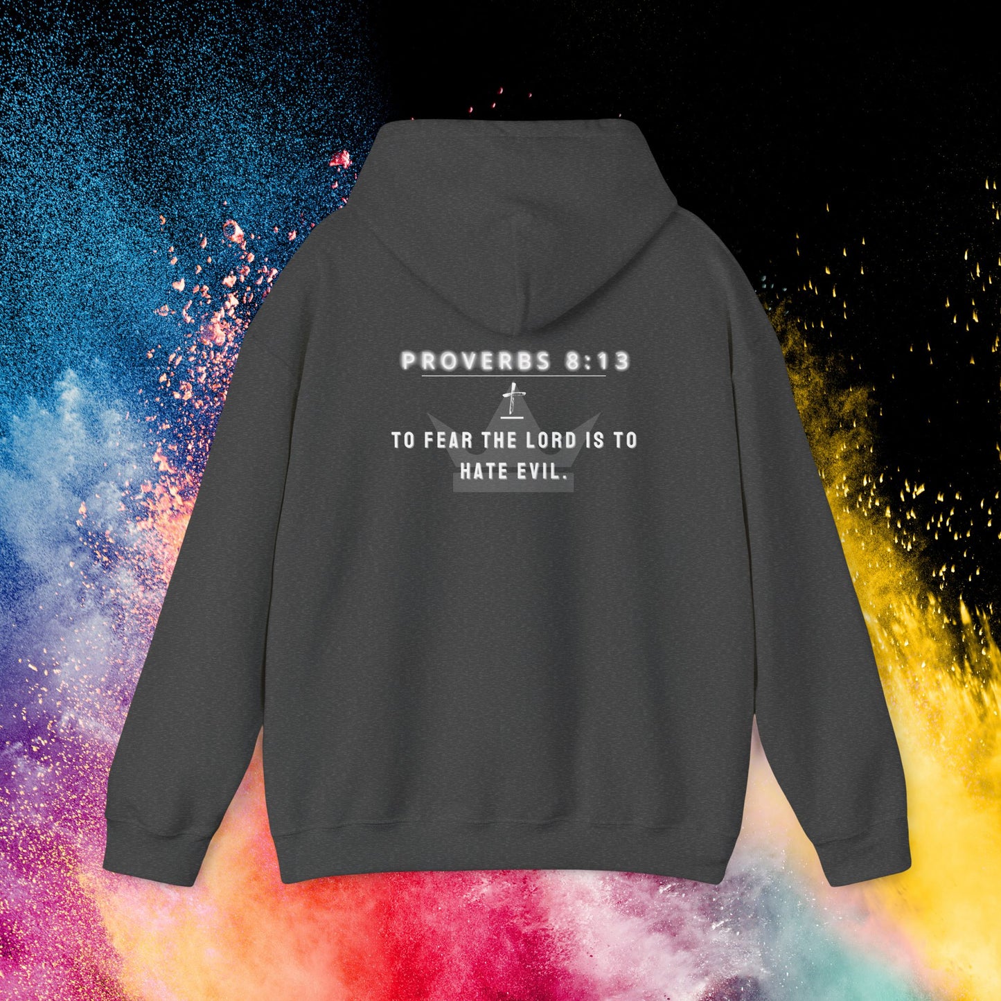 Fear God Hate Evil | Men Hoodie | Plain Vision Brand