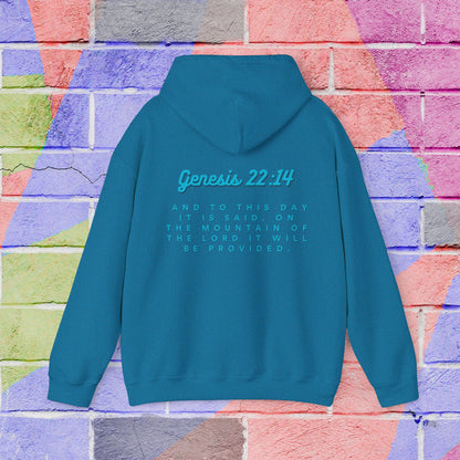 "Lord Provides" Collection: Genesis 22:14 Women's Heavy Blend™ Hoodie Sweatshirt