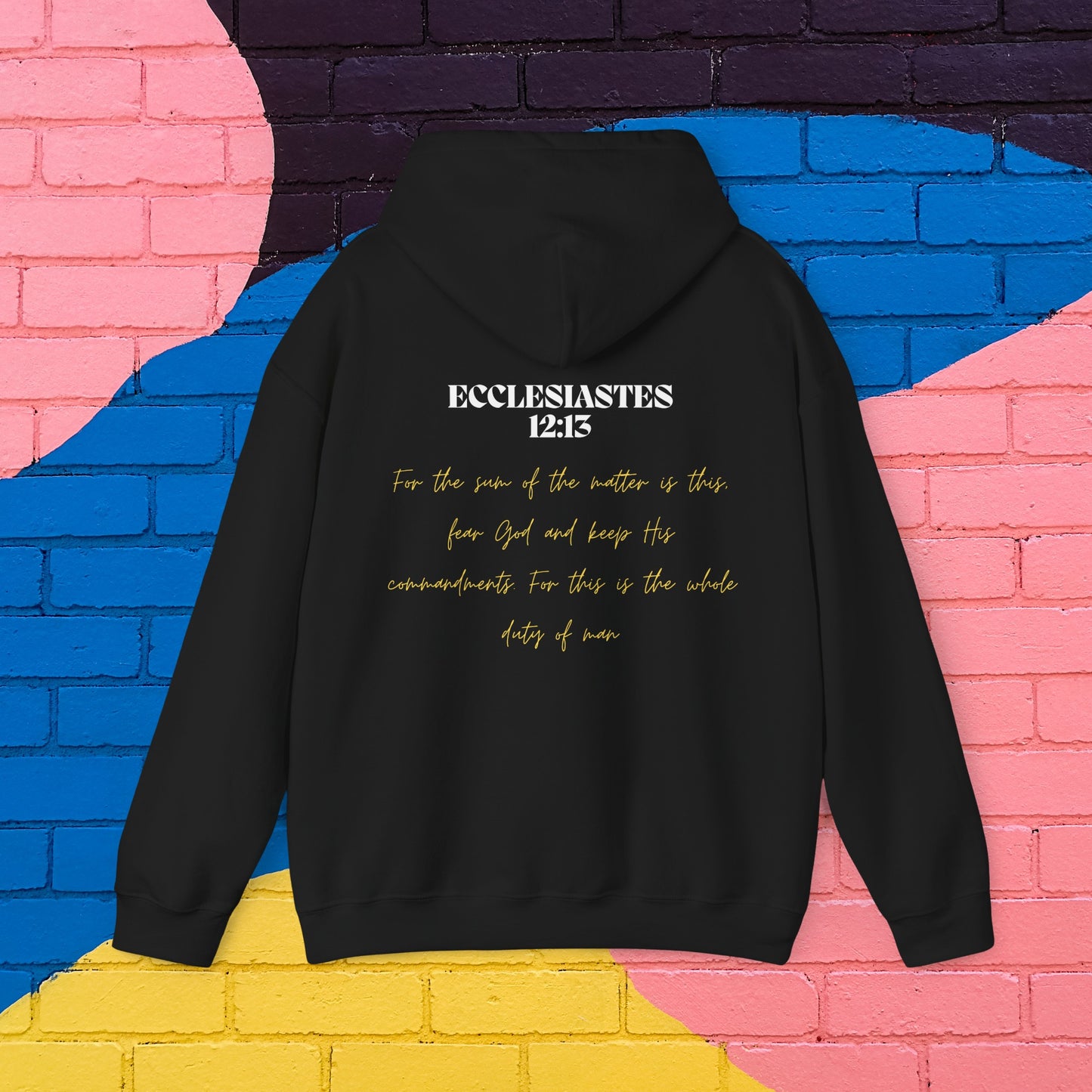 "Fear God" Collection: Ecclesiastes 12:13 Heavy Blend™ Hoodie