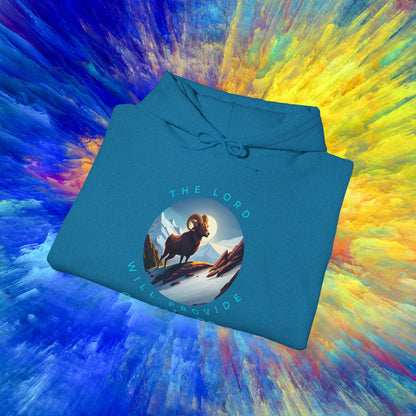 "Lord Provides" Collection: Genesis 22:14 Heavy Blend™ Hoodie Sweatshirt