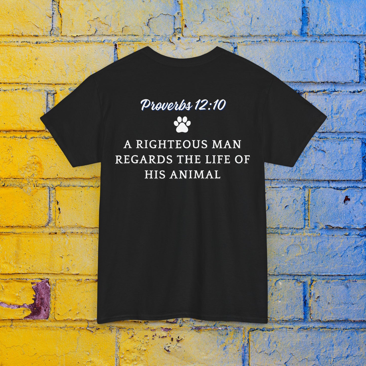 “Pet" Collection: Proverbs 12:10 A Righteous Owner | Labrador Retriever | Heavy Cotton Tee