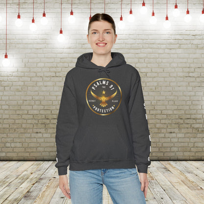 Women's "Protection" Series with Shield & Buckler Sleeves Heavy Blend™ Hooded Sweatshirt