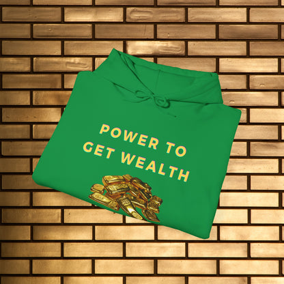 "Power to Get Wealth" Collection: Deuteronomy 8:18 Men's Heavy Blend™ Hoodie