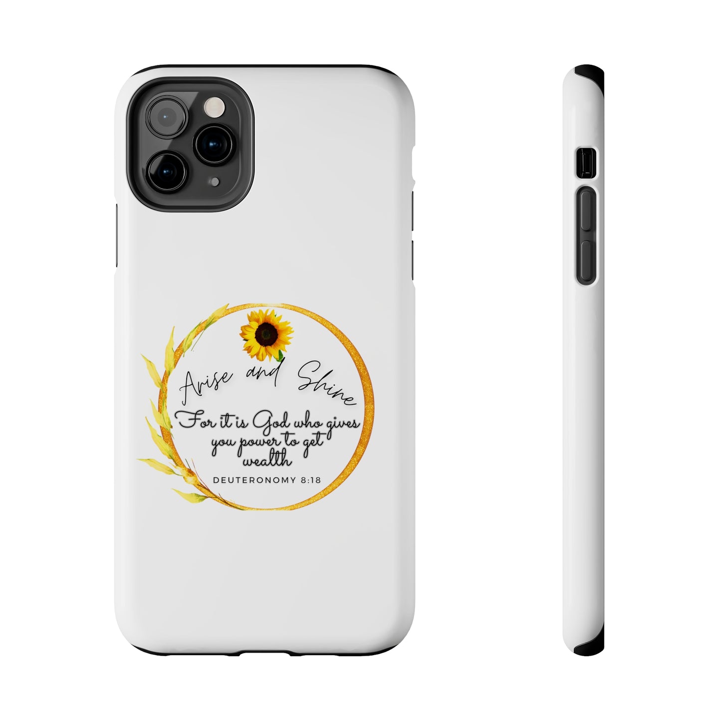 "Power to Get Wealth" Collection: Deuteronomy 8:18Tough Phone Cases - Plain Vision Brand
