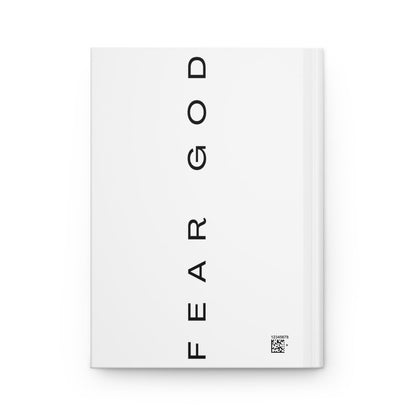 "Fear God" Collection: Ecclesiastes 12:13 Hardcover Journal Matte - Plain Vision Brand