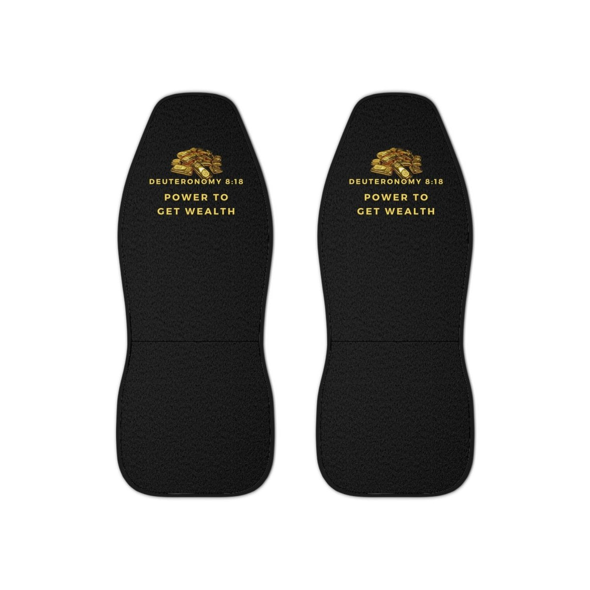 "Power to Get Wealth" Collection: Deuteronomy 8:18 Car Seat Covers - Plain Vision Brand