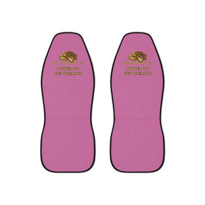 "Power to Get Wealth" Collection: Deuteronomy 8:18 Car Seat Covers - Plain Vision Brand