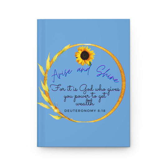 "Power to Get Wealth" Collection: Deuteronomy 8:18 Hardcover Journal Matte - Plain Vision Brand