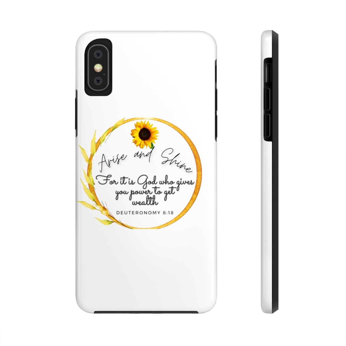 "Power to Get Wealth" Collection: Deuteronomy 8:18Tough Phone Cases - Plain Vision Brand