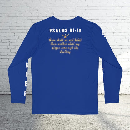 "Protection" Collection: Psalms 91:10 with Shield & Buckler | Long Sleeve Shirts - Plain Vision Brand